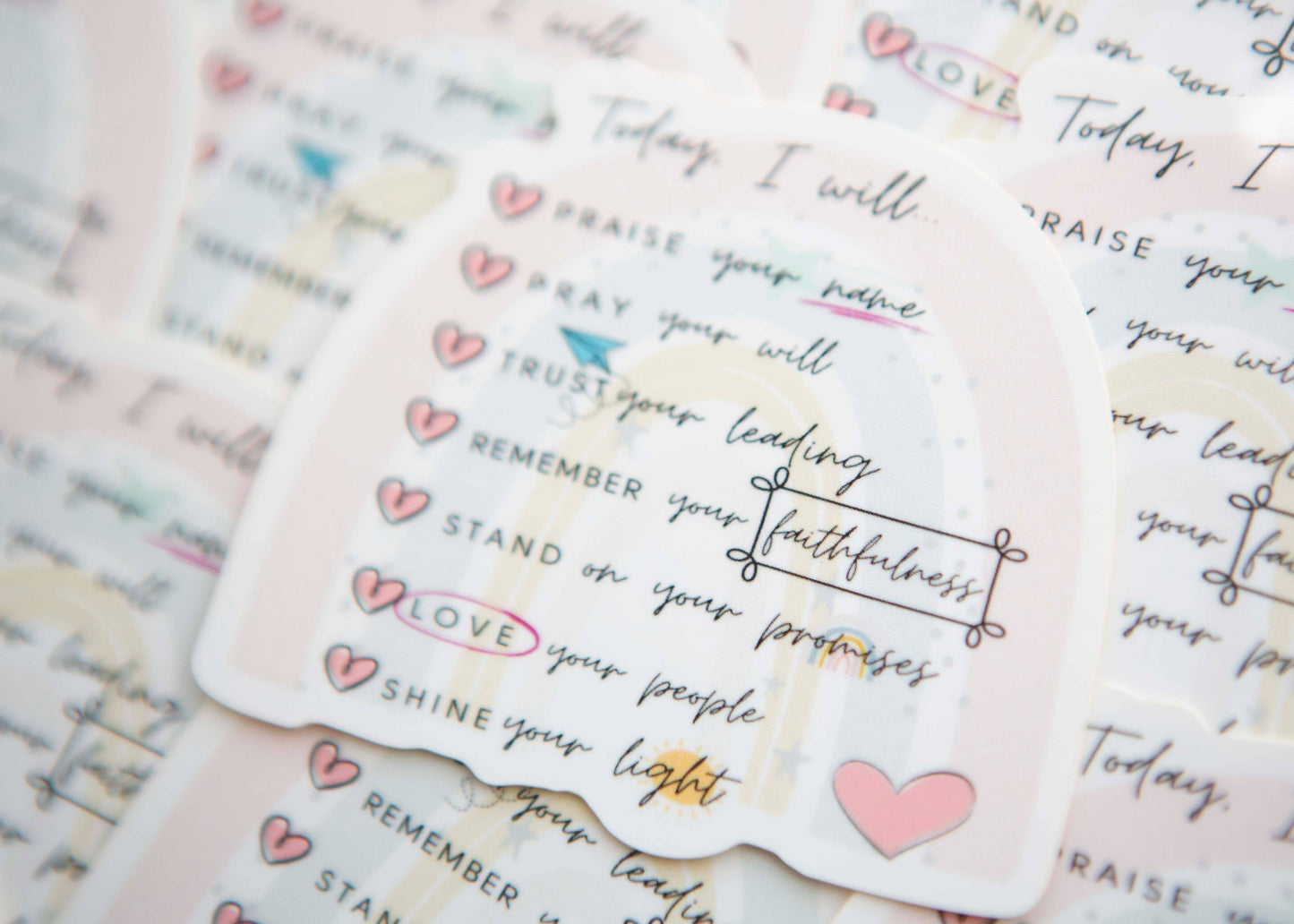 Cute Christian Vinyl Sticker