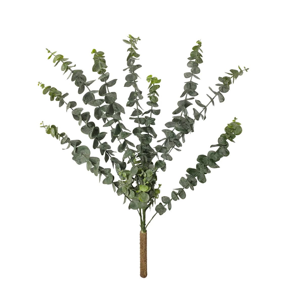 22"Real Touch flocked Spiral Eucalyptus Bush