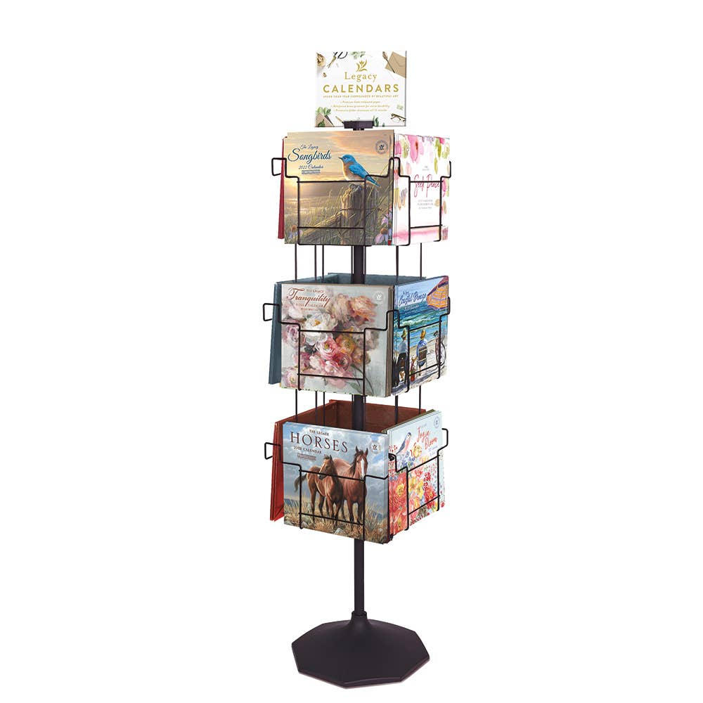 WALL CALENDAR DISPLAY RACK