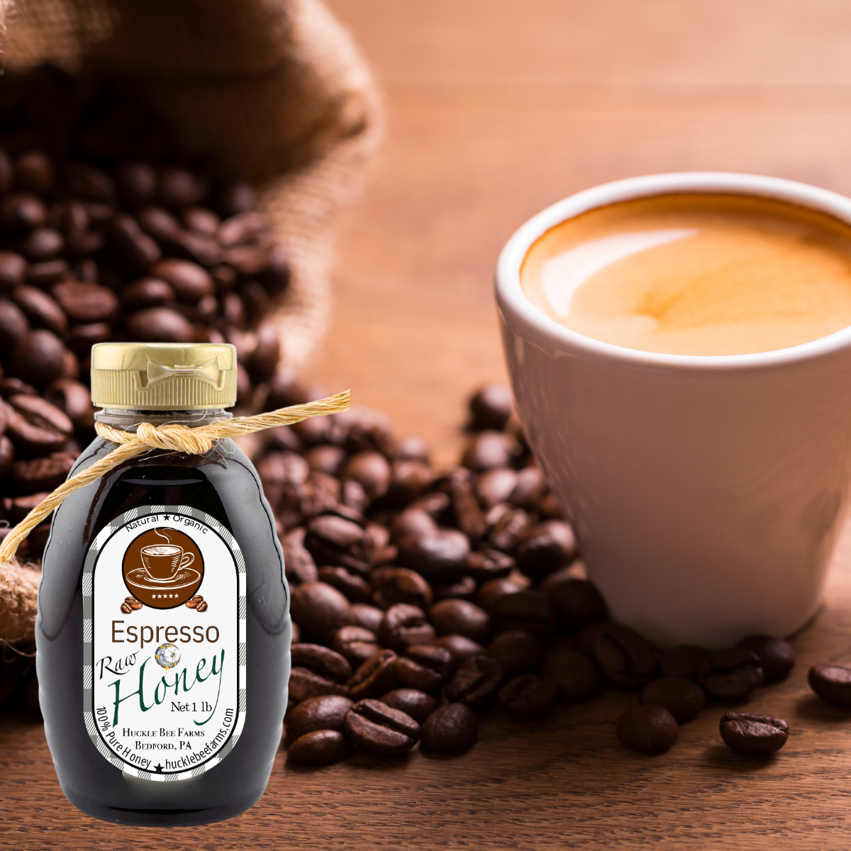 Espresso Infused Raw Honey