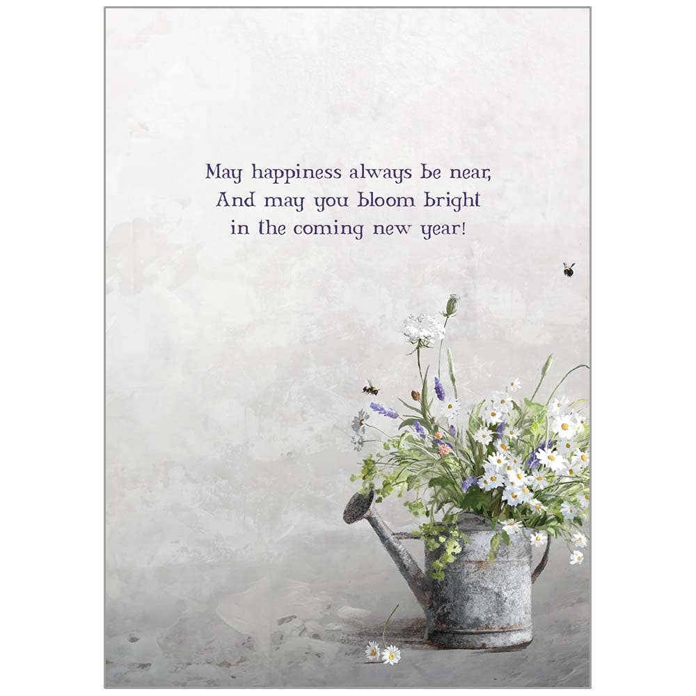 Daisy Watering Can - Birthday Card