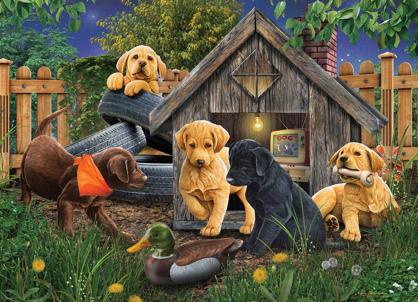 In the Doghouse 1000pc puzzle