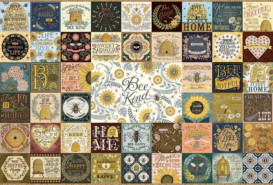 Bee Kind 2000pc puzzle
