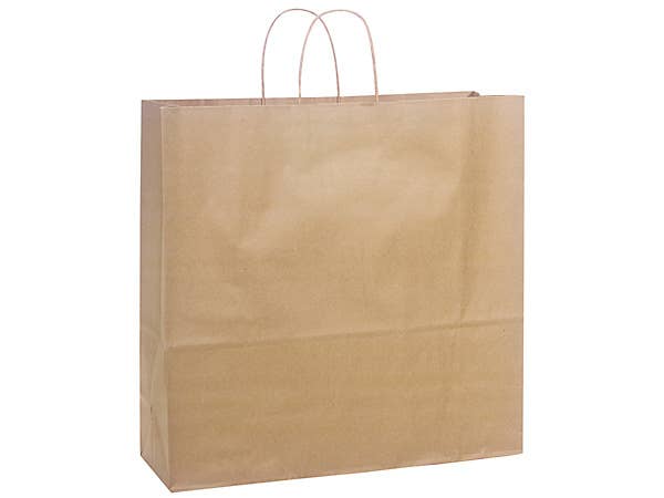 Recycled Brown Kraft Paper Shopping Bags