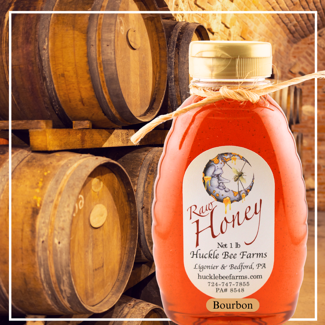 Bourbon Infused Raw Honey