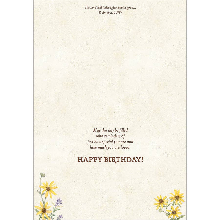 White Throated Sparrows - Faith Birthday Card