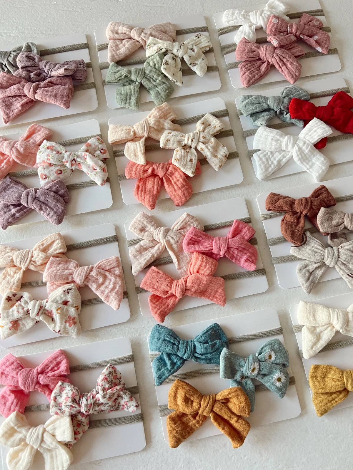 3-Pack Nylon Bows, Lucia