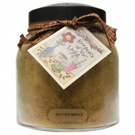 34oz Butter Maple Papa Candle Jar