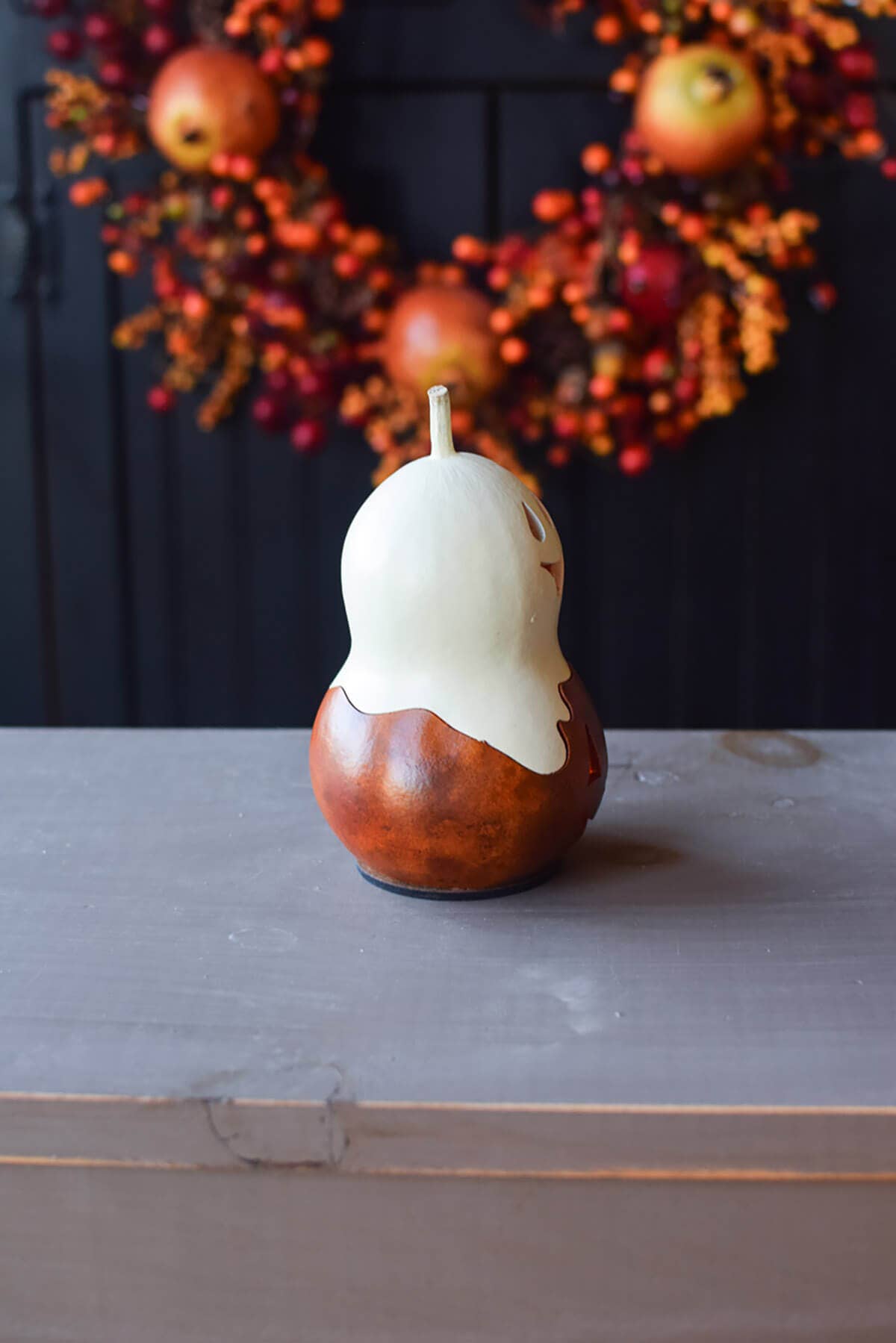 Casper Jack Jack-O-Lantern Miniature Gourd