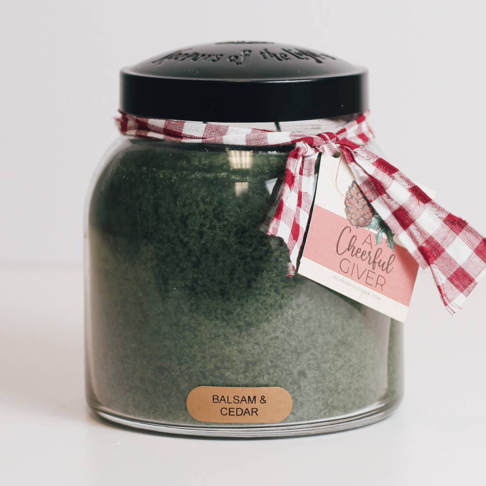 KOTL Papa Candle (34oz.) – Balsam & Cedar