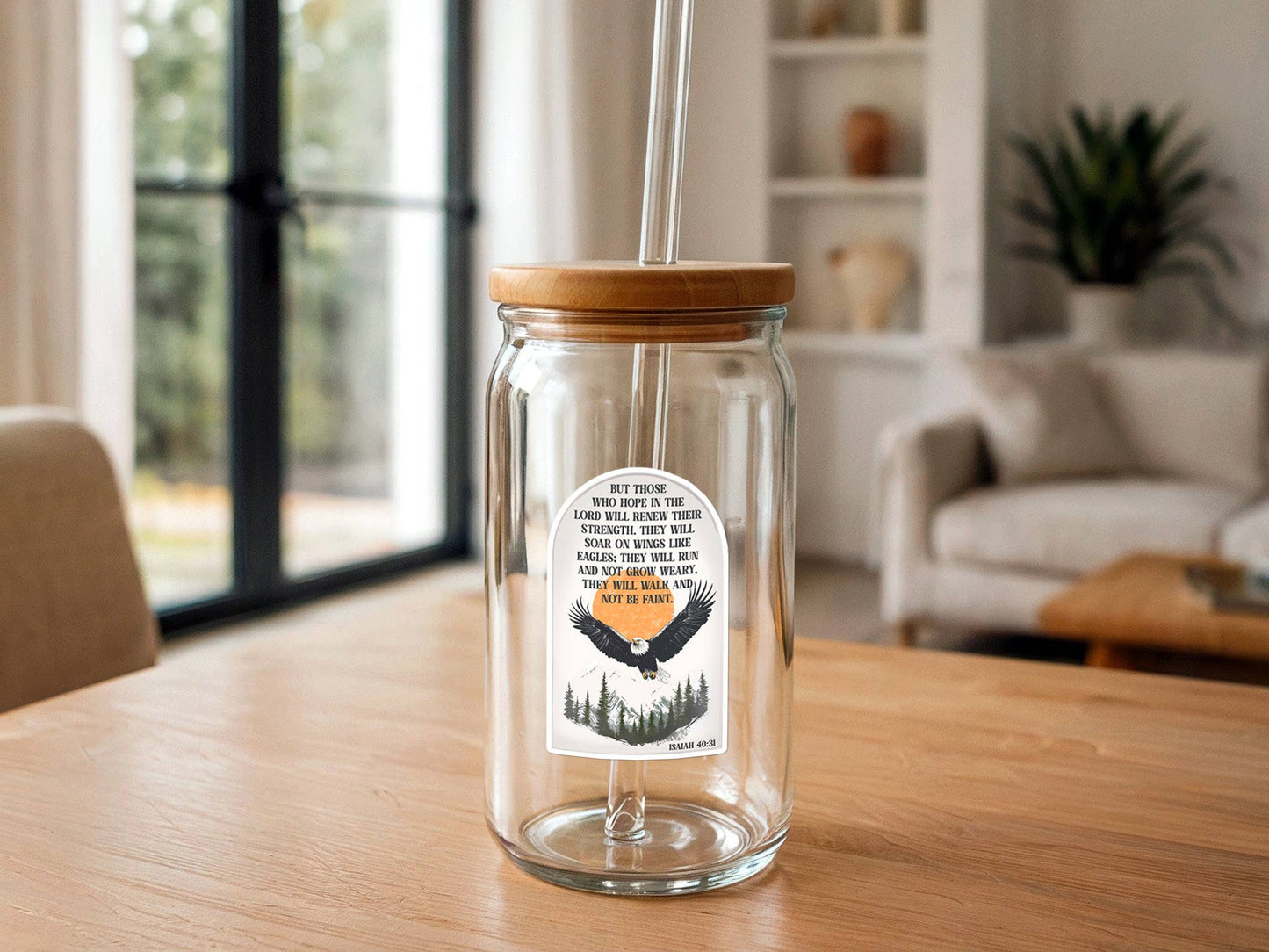 Those Who Hope In the Lord | Christian Sticker | Bible