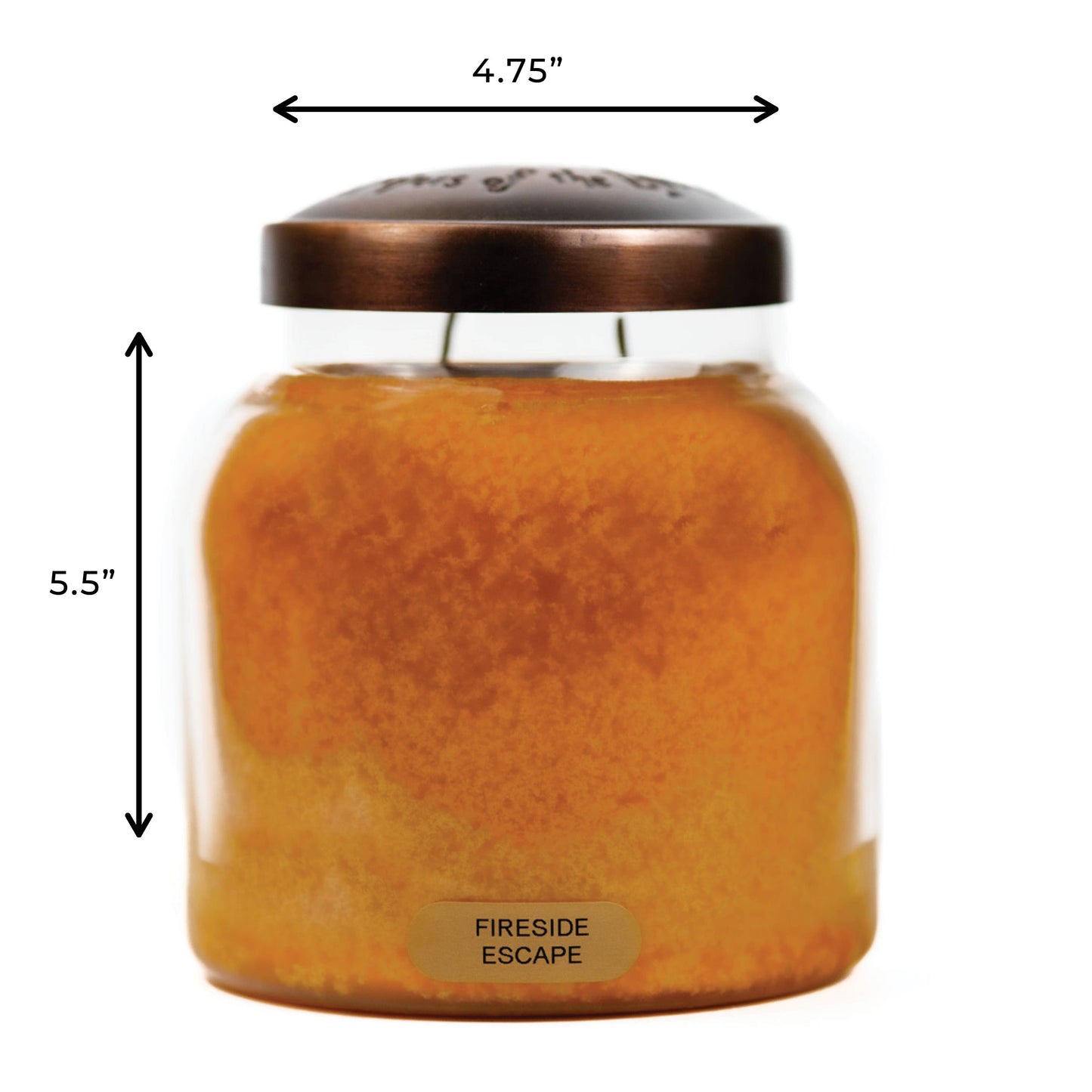 Fireside Escape – 34oz Fall Strong Scented Jar Candle