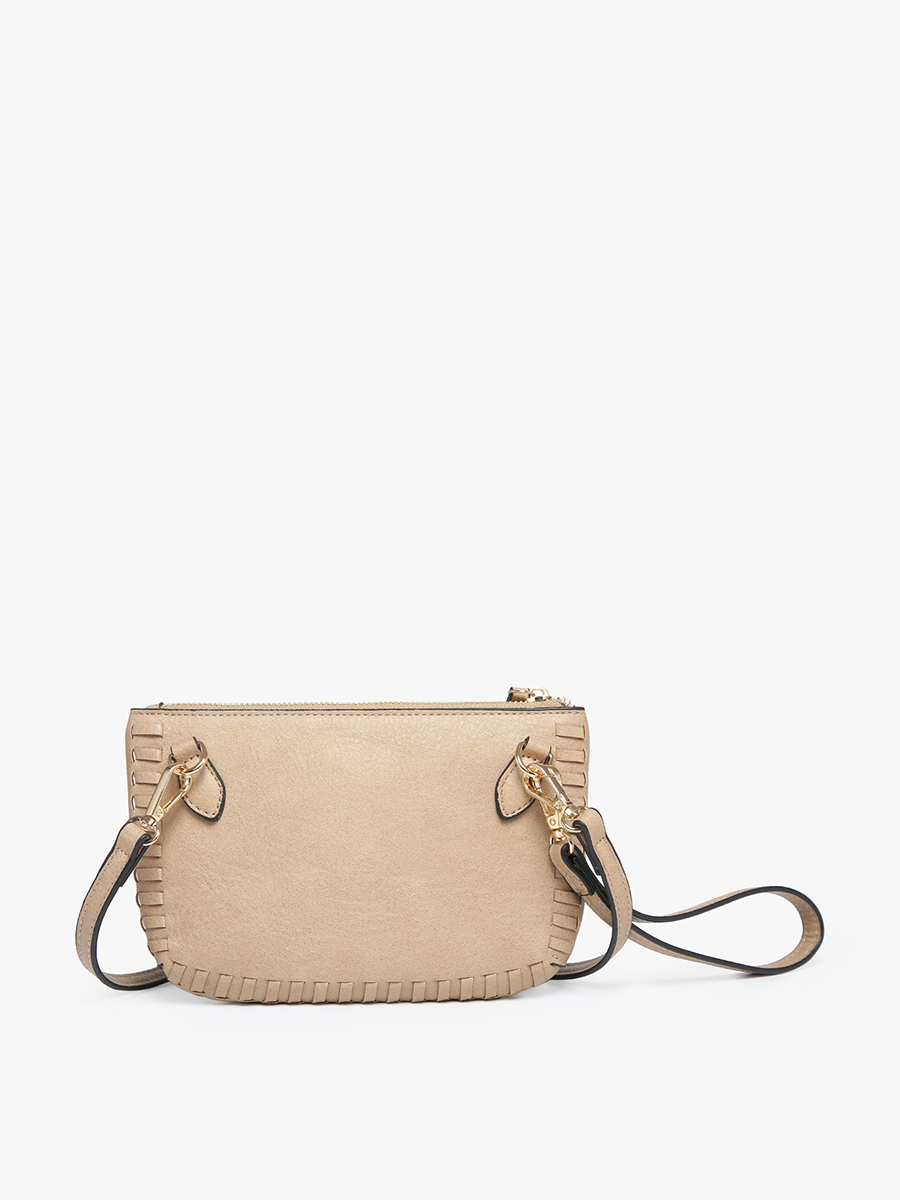Bonnie Whipstitch Crossbody Bag – Dual Compartment | M2397