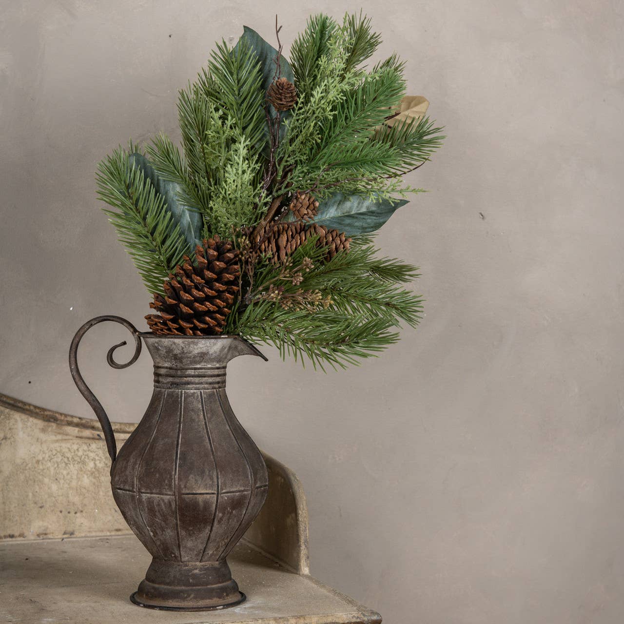 29" CEDAR, PINE & MAGNOLIA SPRAY