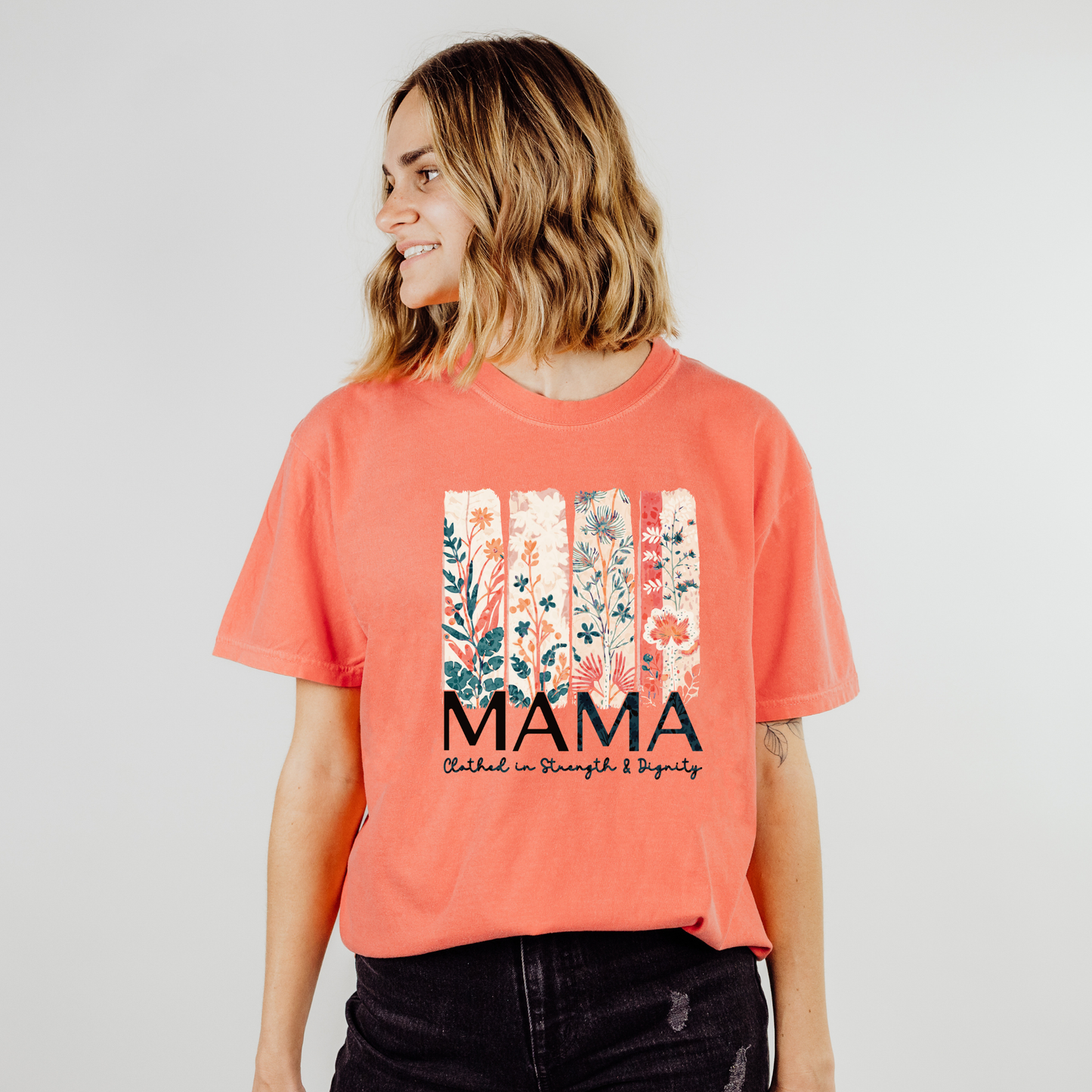 Proverbs 31 Mama Comfort Color Christian Mother's Day Tshirt