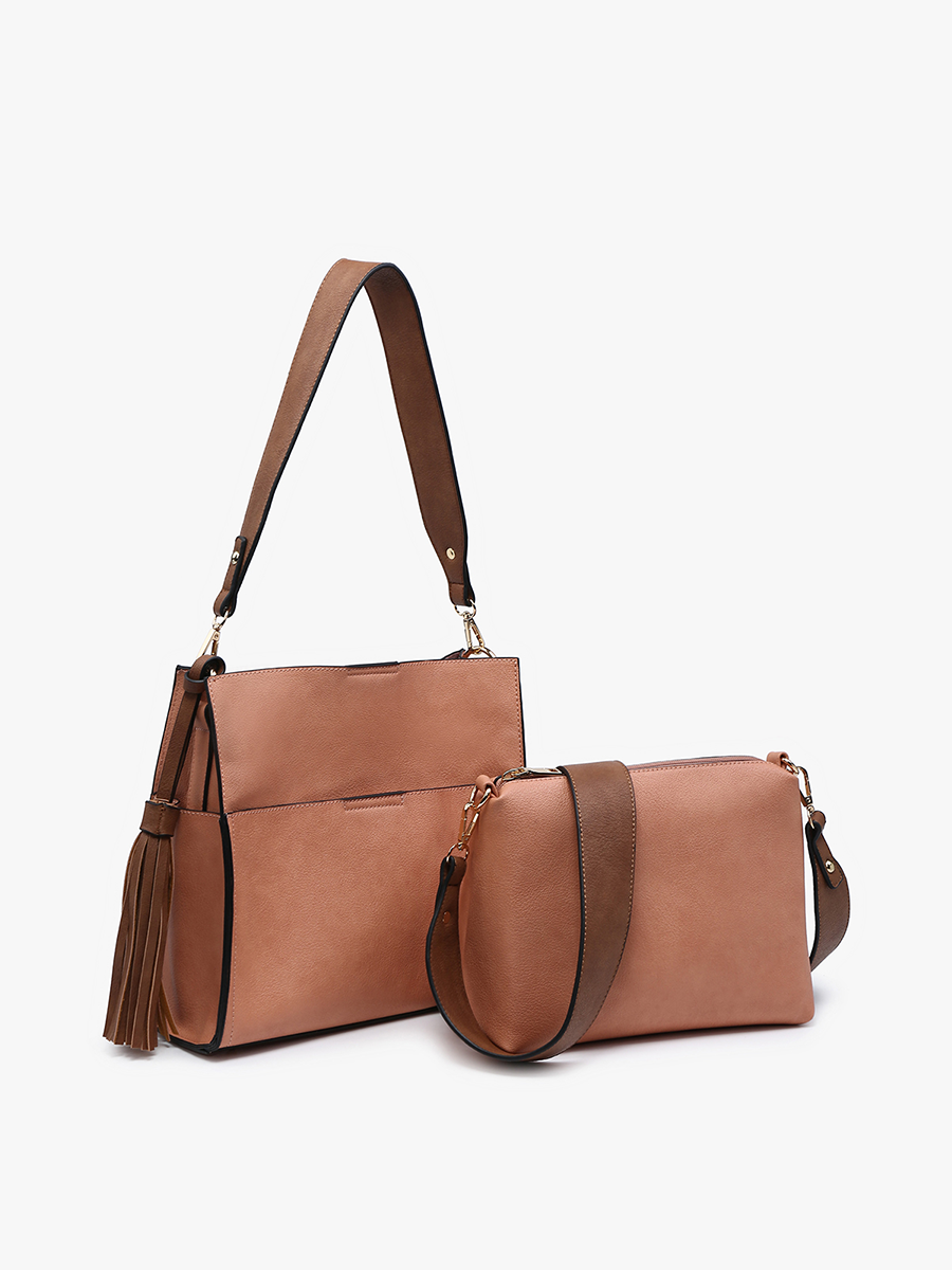 M1867 Lyla 2-in-1 Bucket Bag w/ Guitar Strap