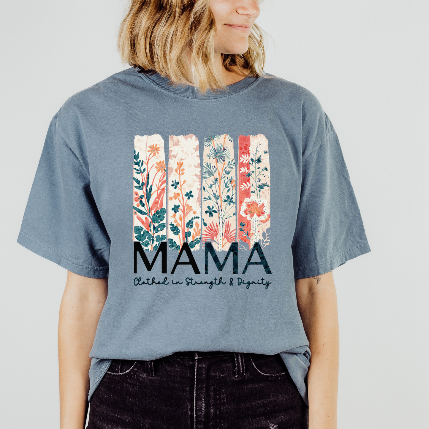 Proverbs 31 Mama Comfort Color Christian Mother's Day Tshirt