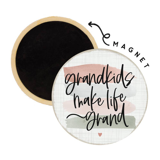 Grandkids Life Grand  - Round Magnets