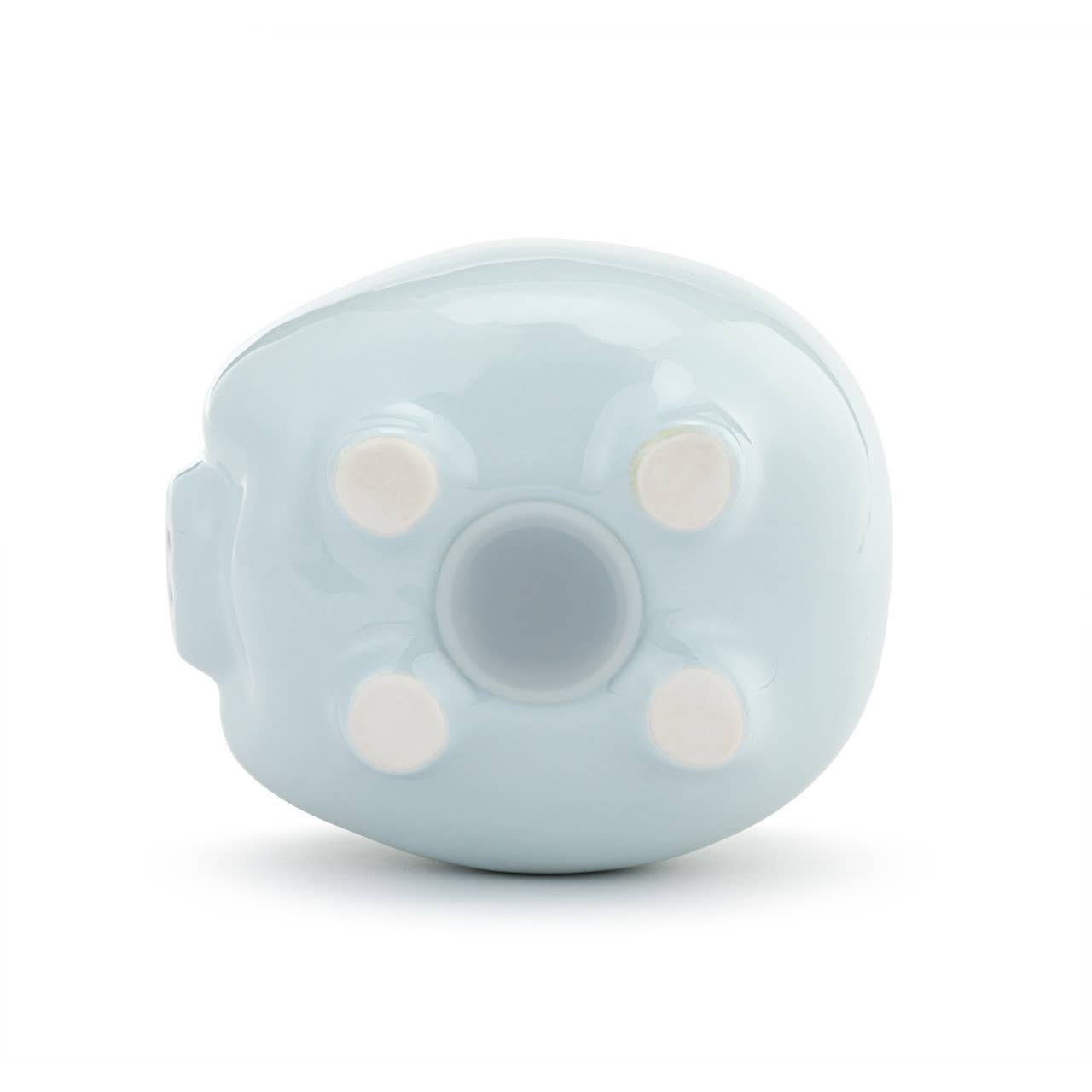 Blue Ceramic Classic Piggy Bank - 7x5.5x6in