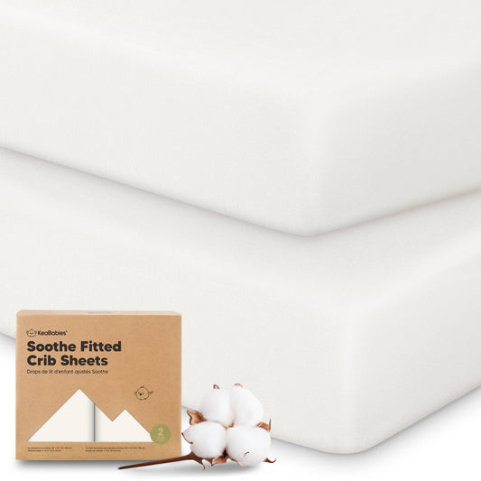 2-pack Organic Cotton Fitted Crib Sheet