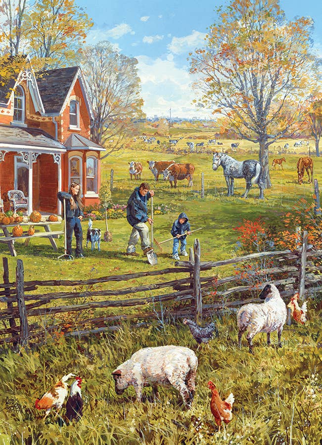 Young Family Farm 500pc puzzle