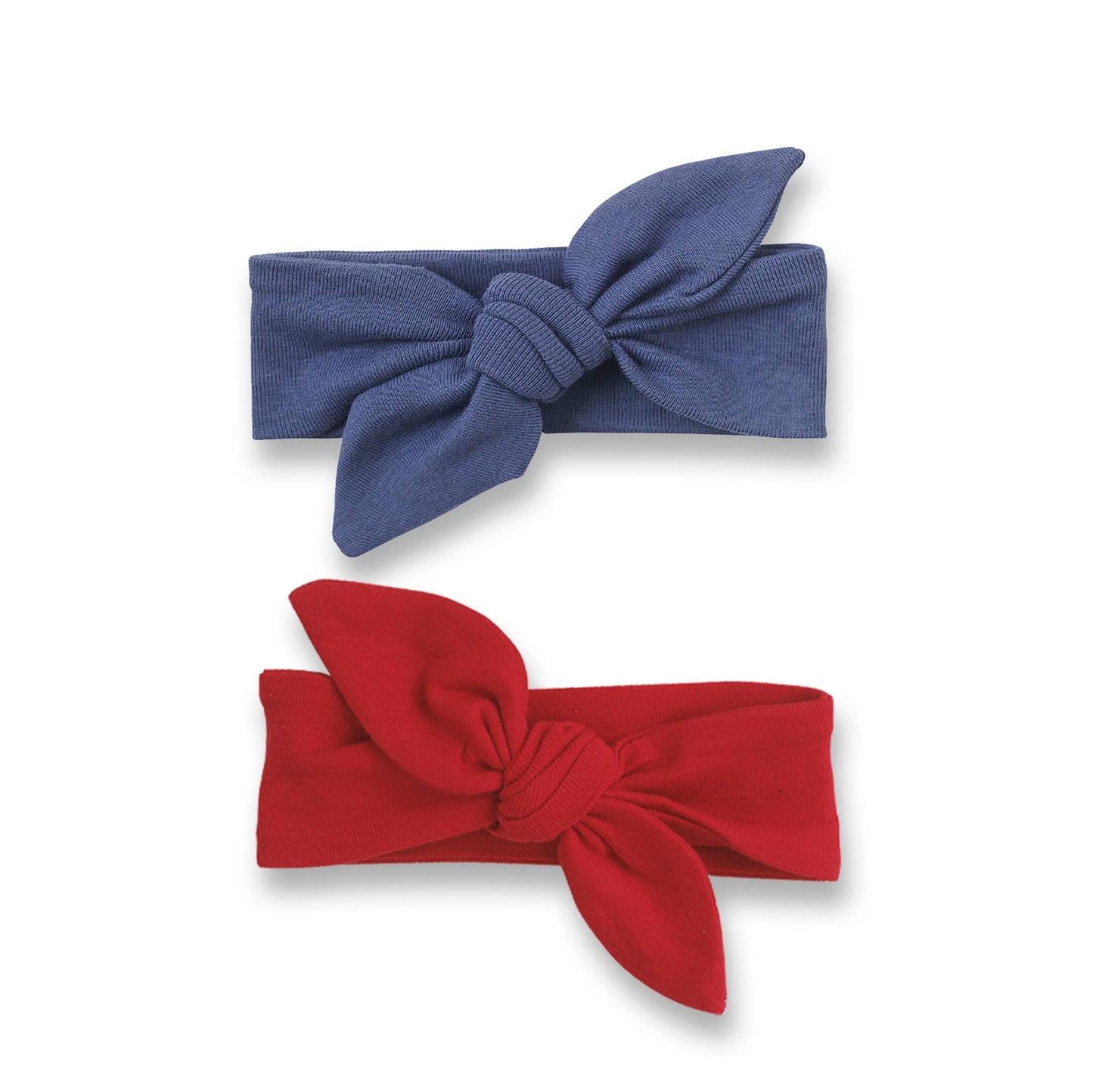 Baby Girl's Red & Blue Cotton Headbands