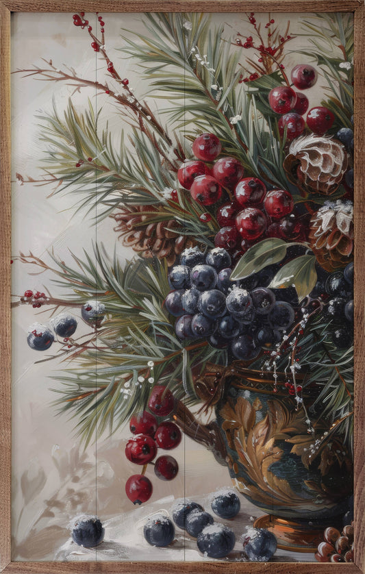 Winterberry Mix IV By Petals Prints Design