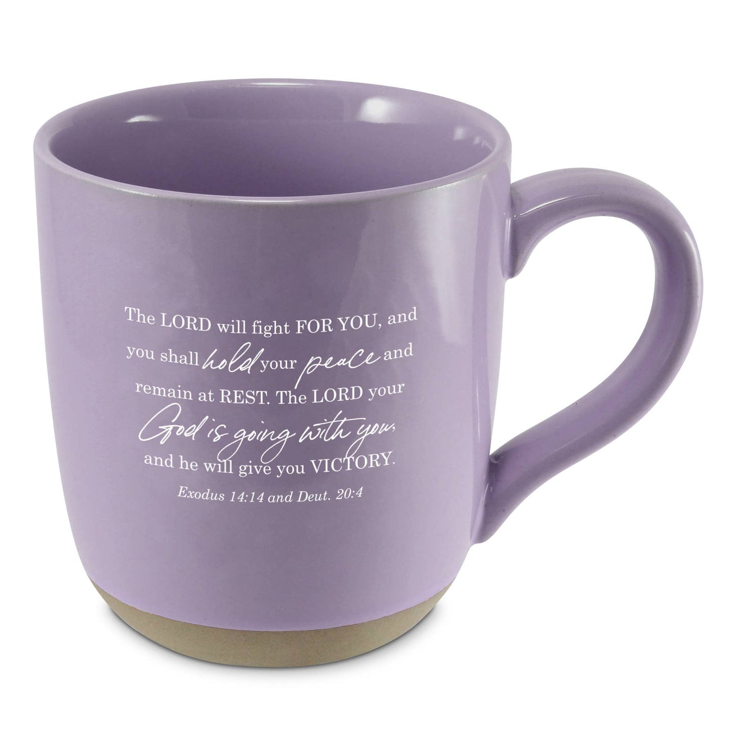 LCP Mug Give Your Battles To God Purple