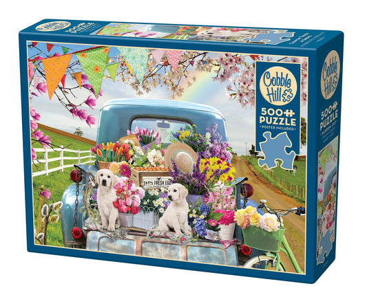 Country Truck in Spring 500pc puzzle