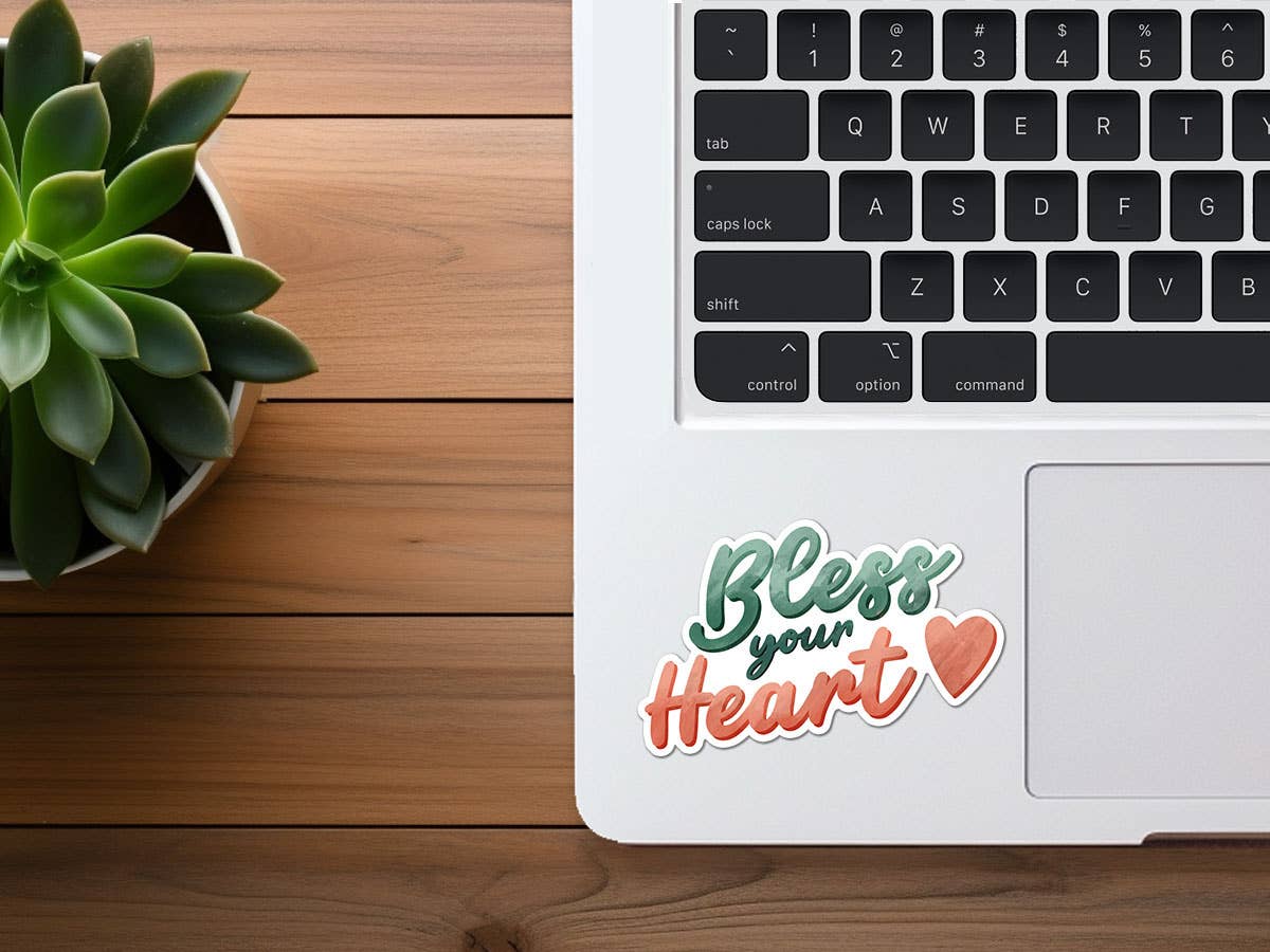 Bless Your Heart | Funny Sticker | Southern Phrase | South