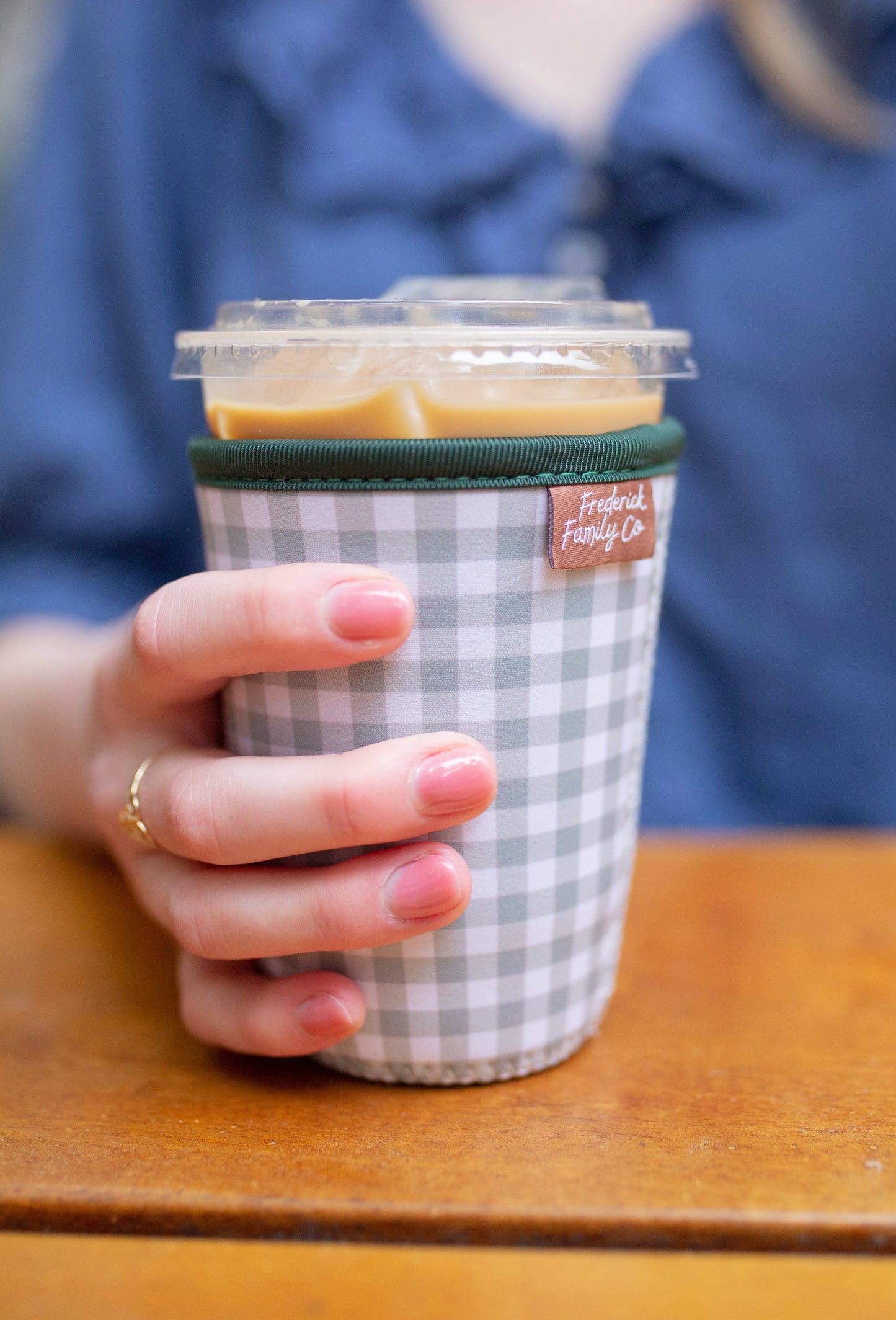 Iced Coffee Sleeve, Cute Reusable Cup Holder Drink Sleeve
