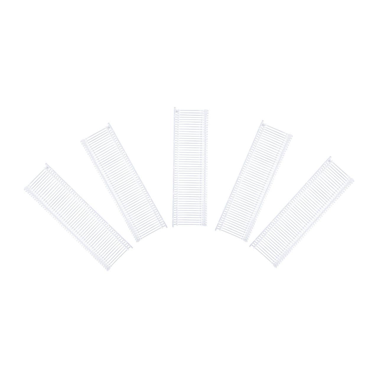 1" Clear Fine Fabric Tagging Fasteners - Carton of 5000