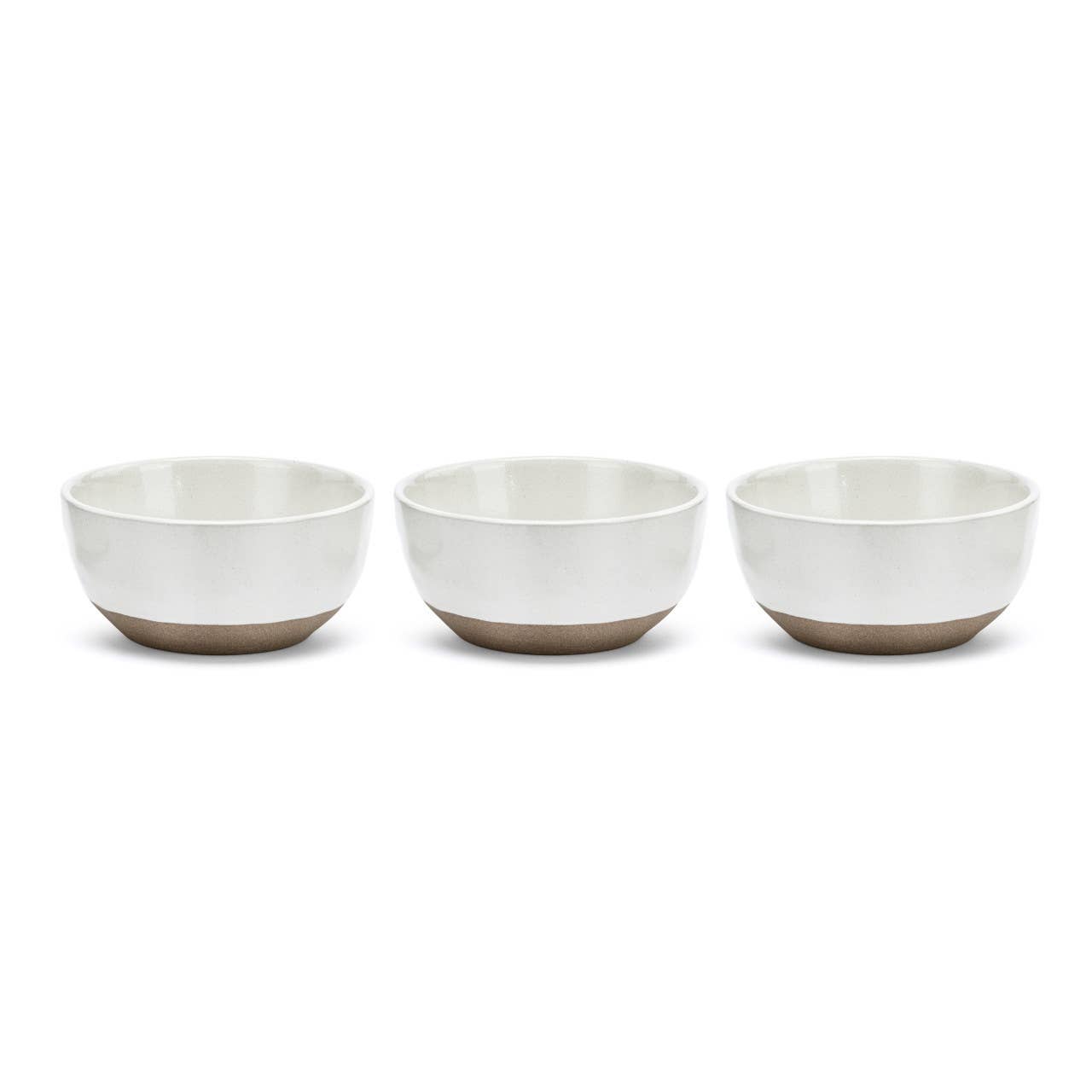 White Dollop Dipping Bowls - Set of 3