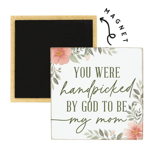 Handpicked By God - Square Magnets
