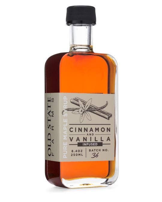 Cinnamon and Vanilla Infused Pure Maple Syrup - 8.4oz
