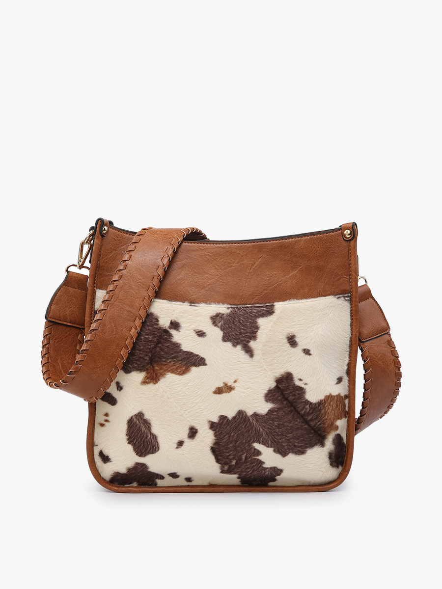 M1977COW Chloe Cow Crossbody with Guitar Strap