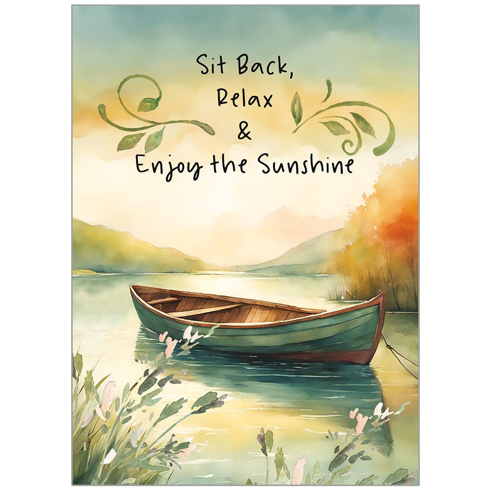 Sit Back and Relax - Retirement Scripture Card