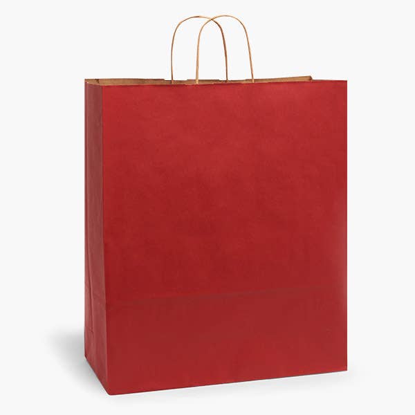 Recycled Kraft Color Paper Retail Shopping Bags
