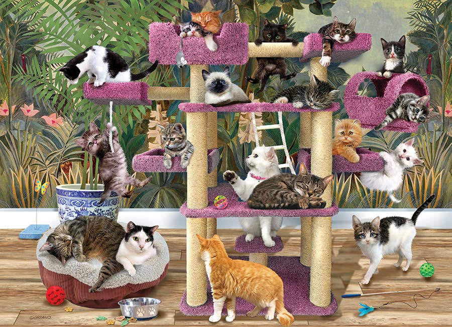 Jungle Cats 500pc puzzle