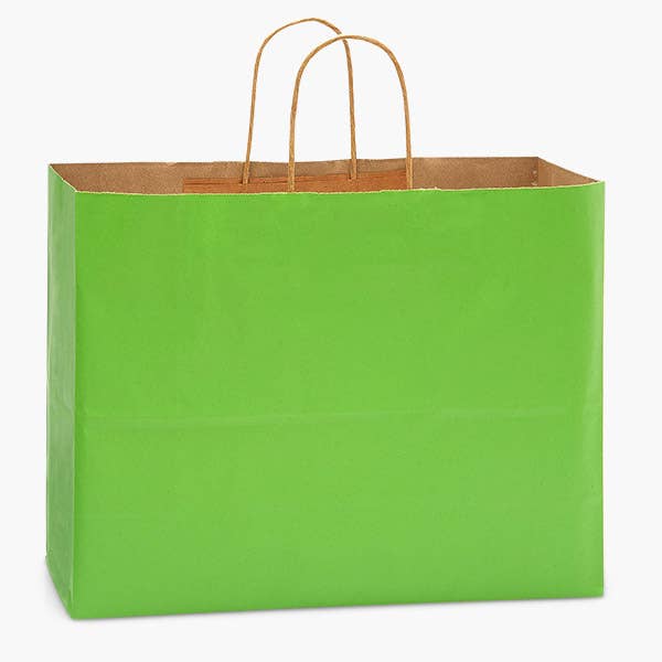 Recycled Kraft Color Paper Retail Shopping Bags
