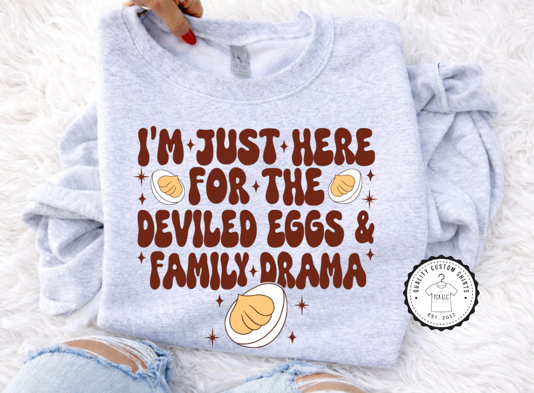 Deviled Eggs & Family Drama Sweatshirts & T-Shirts