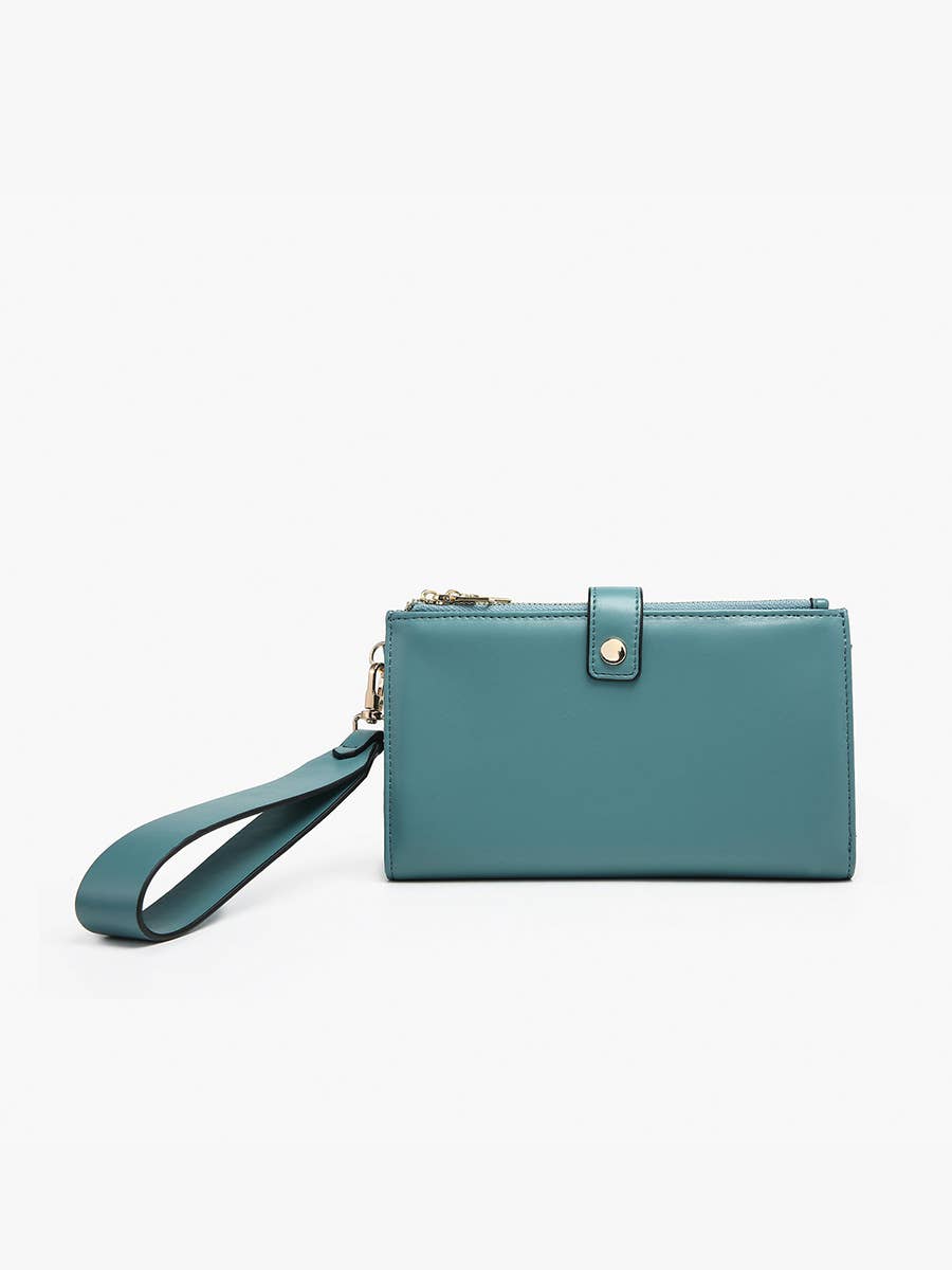 WL2627 Lark Zip-Top Wallet w/ Wristlet Strap