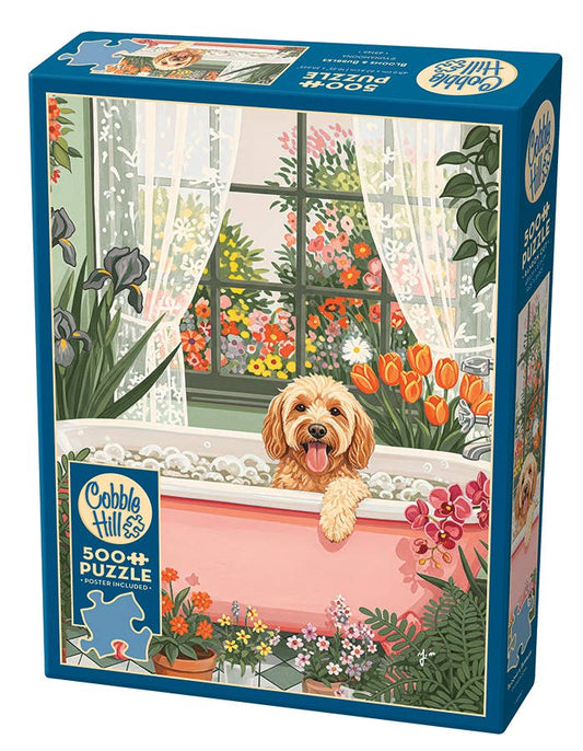Blooms and Bubbles 500-Piece Cobble Hill Puzzle