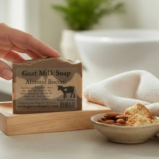 Almond Biscotti Goat Milk Soap