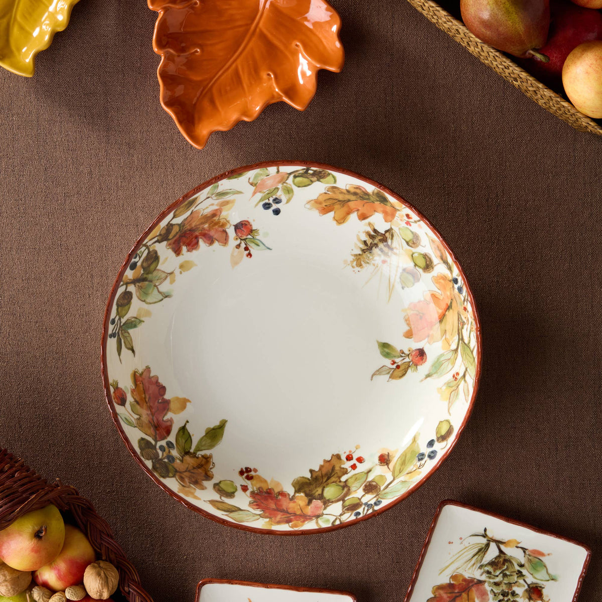 Autumn Meadows Servg Bowl 13" x 3"
