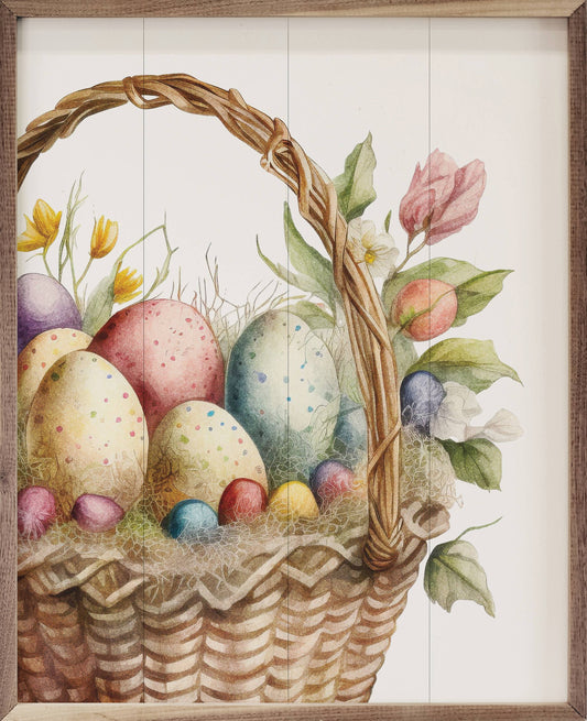 Easter Egg Basket Left