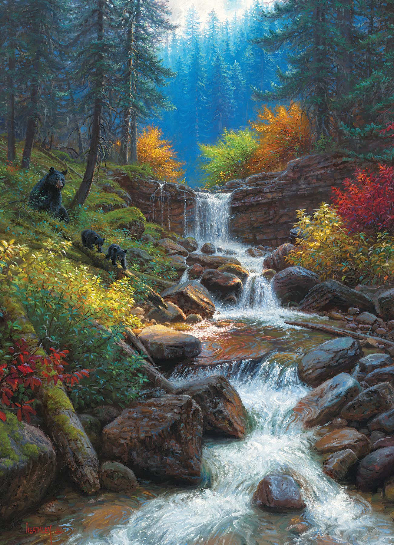 Mountain Cascade 1000pc puzzle