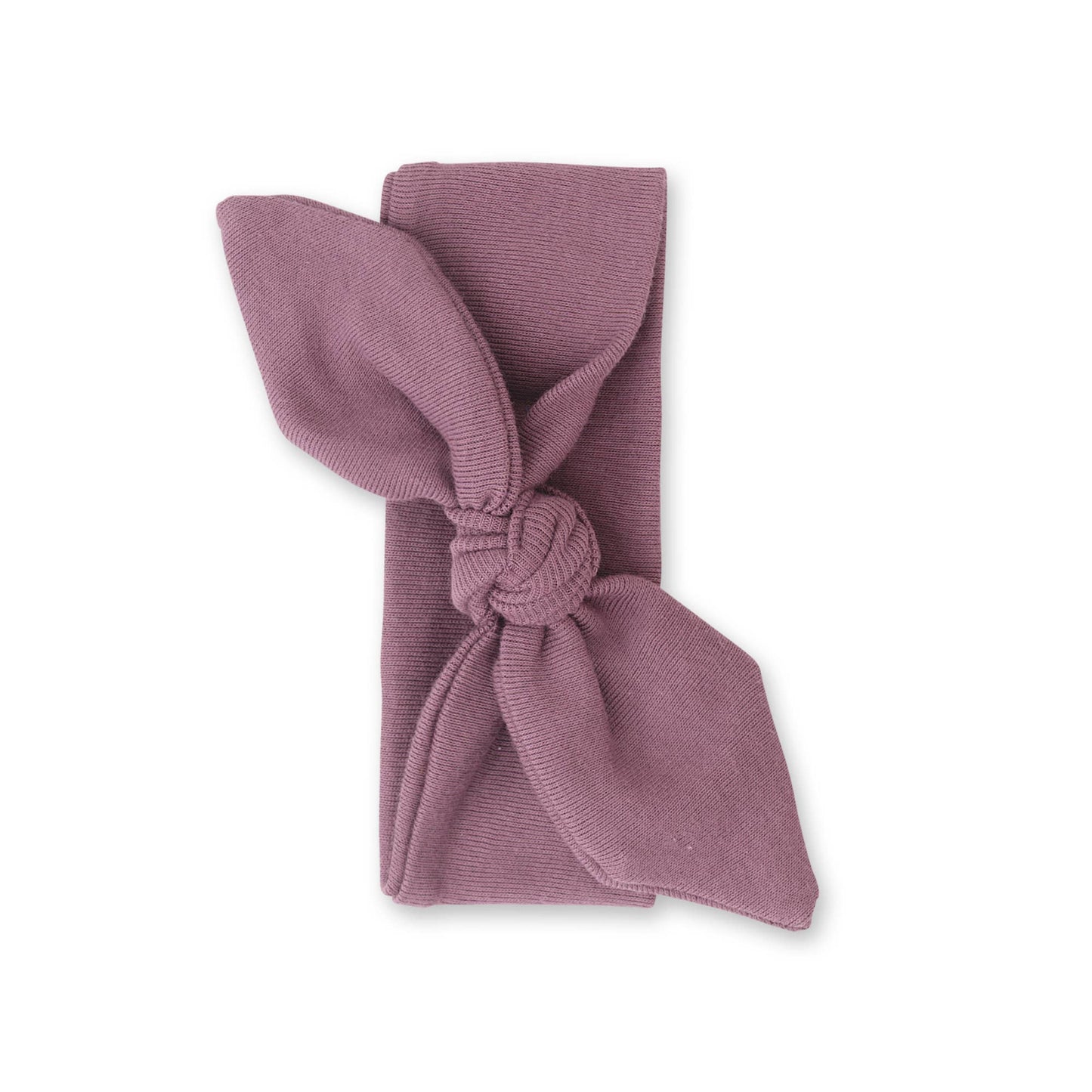 Baby Girl's Plum Cotton Headband