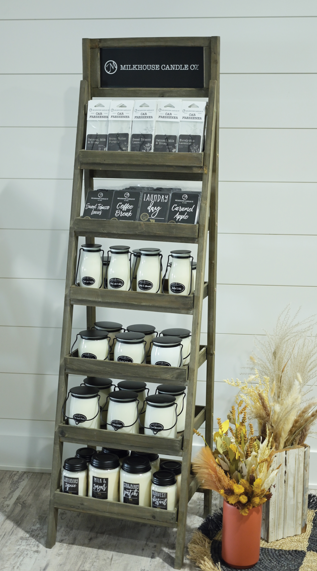 Retail Ladder Display Shelf