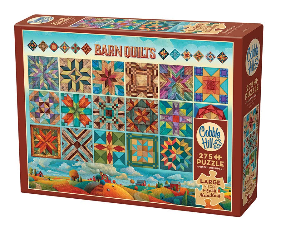 Barn Quilts 275-Piece Cobble Hill Puzzle